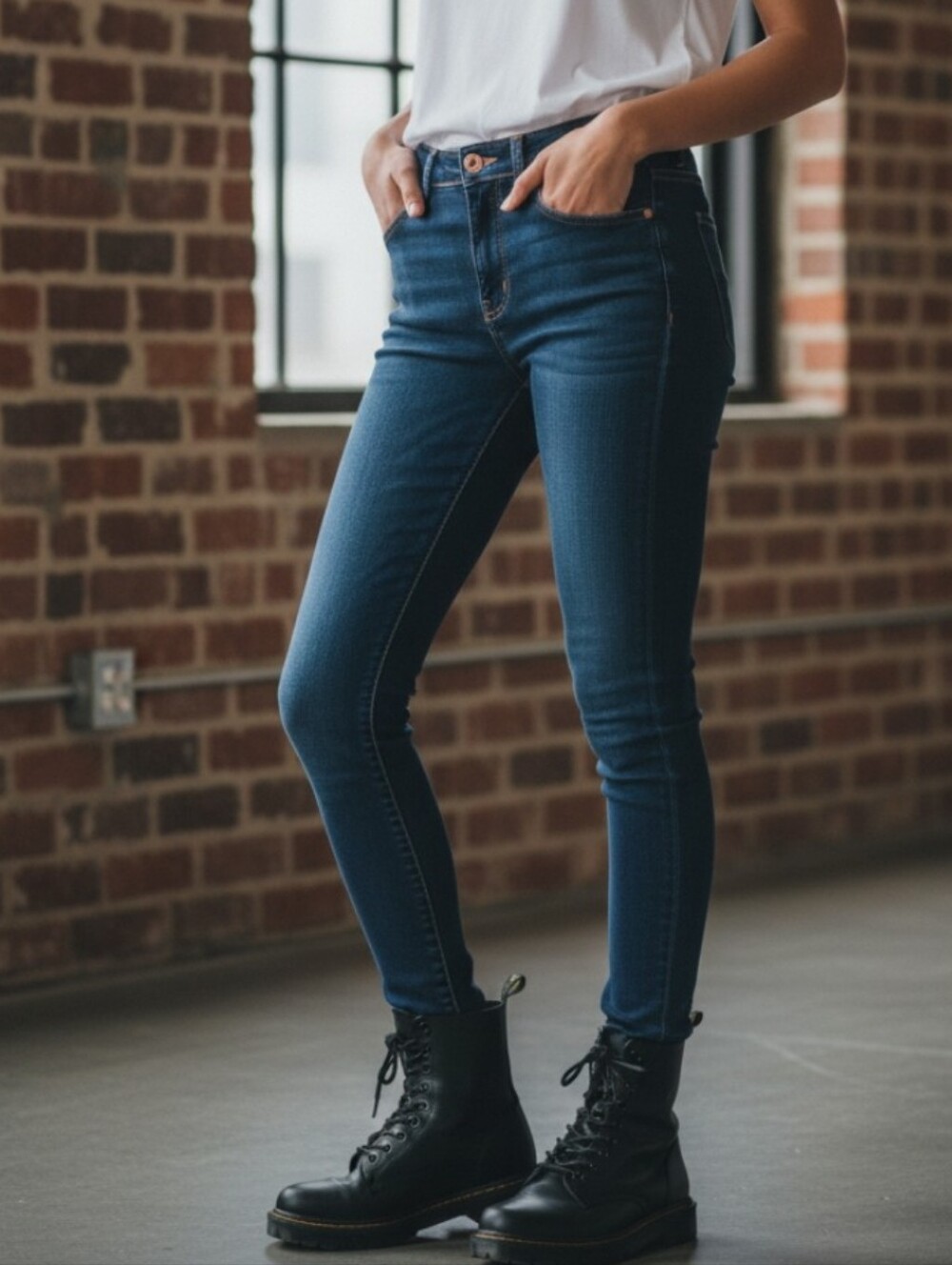 Madewell 9 In High Rise Skinny Denim Jeans Womens Size 28 Blue